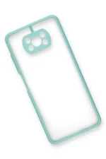 Newface Xiaomi Pocophone X3 Kılıf Montreal Silikon Kapak - Turkuaz - Görsel 2