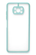 Newface Xiaomi Pocophone X3 Kılıf Montreal Silikon Kapak - Turkuaz