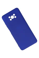 Newface Xiaomi Pocophone X3 Kılıf Nano içi Kadife Silikon - Lacivert - Görsel 2