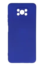 Newface Xiaomi Pocophone X3 Kılıf Nano içi Kadife Silikon - Lacivert