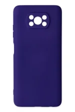 Newface Xiaomi Pocophone X3 Kılıf Nano içi Kadife Silikon - Mor