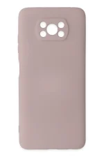 Newface Xiaomi Pocophone X3 Kılıf Nano içi Kadife Silikon - Pudra