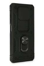 Newface Xiaomi Pocophone X3 Kılıf Pars Lens Yüzüklü Silikon - Siyah - Görsel 2