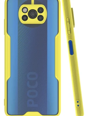 Newface Xiaomi Pocophone X3 Kılıf Platin Silikon - Sarı