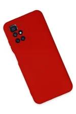 Newface Xiaomi Redmi 10 2022 Kılıf Nano içi Kadife Silikon - Kırmızı - Görsel 3