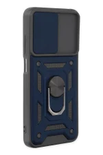 Newface Xiaomi Redmi 10 2022 Kılıf Pars Lens Yüzüklü Silikon - Lacivert - Görsel 2