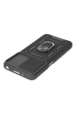 Newface Xiaomi Redmi 10 2022 Kılıf Pars Lens Yüzüklü Silikon - Siyah - Görsel 4