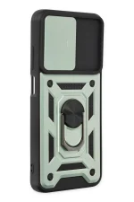 Newface Xiaomi Redmi 10 2022 Kılıf Pars Lens Yüzüklü Silikon - Yeşil - Görsel 2