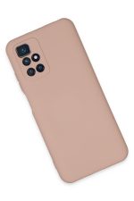 Newface Xiaomi Redmi 10 Kılıf Nano içi Kadife  Silikon - Pudra - Görsel 3