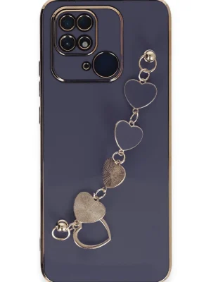 Newface Xiaomi Redmi 10C Kılıf Esila Silikon - Gri