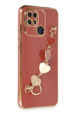 Newface Xiaomi Redmi 10C Kılıf Esila Silikon - Kırmızı - Görsel 2