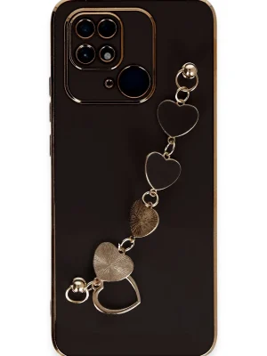 Newface Xiaomi Redmi 10C Kılıf Esila Silikon - Siyah