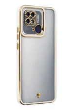 Newface Xiaomi Redmi 10C Kılıf Liva Lens Silikon - Beyaz