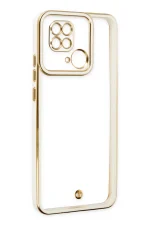 Newface Xiaomi Redmi 10C Kılıf Liva Lens Silikon - Beyaz - Görsel 4