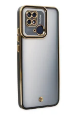 Newface Xiaomi Redmi 10C Kılıf Liva Lens Silikon - Siyah