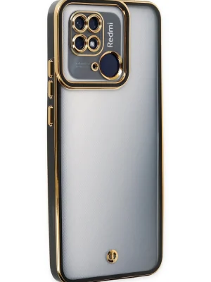 Newface Xiaomi Redmi 10C Kılıf Liva Lens Silikon - Siyah