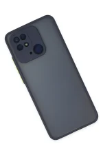 Newface Xiaomi Redmi 10C Kılıf Montreal Silikon Kapak - Lacivert - Görsel 2