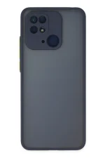 Newface Xiaomi Redmi 10C Kılıf Montreal Silikon Kapak - Lacivert