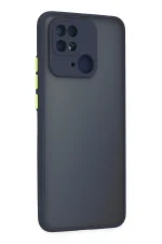 Newface Xiaomi Redmi 10C Kılıf Montreal Silikon Kapak - Lacivert - Görsel 3