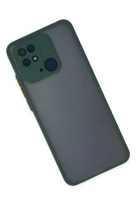 Newface Xiaomi Redmi 10C Kılıf Montreal Silikon Kapak - Yeşil - Görsel 2