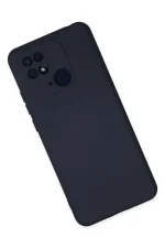 Newface Xiaomi Redmi 10C Kılıf Nano içi Kadife Silikon - Lacivert - Görsel 2