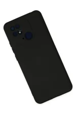 Newface Xiaomi Redmi 10C Kılıf Nano içi Kadife Silikon - Siyah - Görsel 2