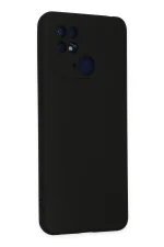 Newface Xiaomi Redmi 10C Kılıf Nano içi Kadife Silikon - Siyah - Görsel 3