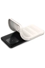 Newface Xiaomi Redmi 10C Kılıf Optimum Silikon - Krem - Görsel 4