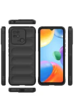 Newface Xiaomi Redmi 10C Kılıf Optimum Silikon - Siyah - Görsel 3