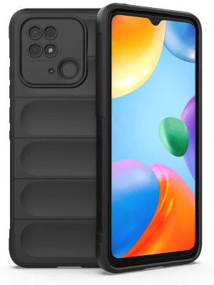 Newface Xiaomi Redmi 10C Kılıf Optimum Silikon - Siyah