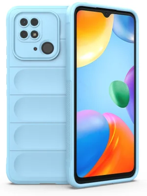 Newface Xiaomi Redmi 10C Kılıf Optimum Silikon - Sky Blue