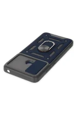 Newface Xiaomi Redmi 10C Kılıf Pars Lens Yüzüklü Silikon - Lacivert - Görsel 4