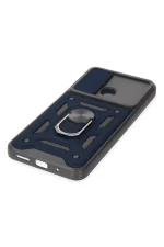 Newface Xiaomi Redmi 10C Kılıf Pars Lens Yüzüklü Silikon - Lacivert - Görsel 5