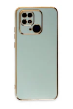 Newface Xiaomi Redmi 10C Kılıf Volet Silikon - Açık Yeşil - Görsel 2