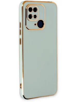 Newface Xiaomi Redmi 10C Kılıf Volet Silikon - Açık Yeşil