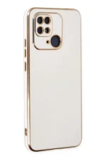 Newface Xiaomi Redmi 10C Kılıf Volet Silikon - Beyaz