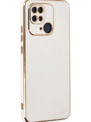 Newface Xiaomi Redmi 10C Kılıf Volet Silikon - Beyaz