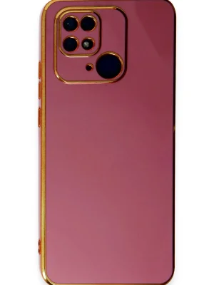 Newface Xiaomi Redmi 10C Kılıf Volet Silikon - Kırmızı