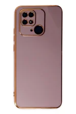 Newface Xiaomi Redmi 10C Kılıf Volet Silikon - Mor - Görsel 2