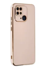 Newface Xiaomi Redmi 10C Kılıf Volet Silikon - Pembe