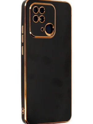 Newface Xiaomi Redmi 10C Kılıf Volet Silikon - Siyah