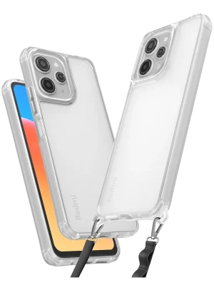 Newface Xiaomi Redmi 12 Kılıf Penta Silikon Kılıf - Şeffaf