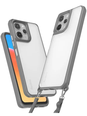 Newface Xiaomi Redmi 12 Kılıf Penta Silikon Kılıf - Titan Gri