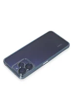 Newface Xiaomi Redmi 12 Kılıf Razer Lensli Silikon - Lacivert - Görsel 3