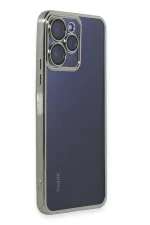 Newface Xiaomi Redmi 12 Kılıf Razer Lensli Silikon - Gümüş - Görsel 2