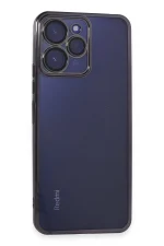 Newface Xiaomi Redmi 12 Kılıf Razer Lensli Silikon - Mor