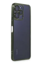 Newface Xiaomi Redmi 12 Kılıf Razer Lensli Silikon - Yeşil - Görsel 2