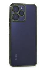 Newface Xiaomi Redmi 12 Kılıf Razer Lensli Silikon - Yeşil