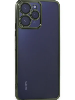 Newface Xiaomi Redmi 12 Kılıf Razer Lensli Silikon - Yeşil