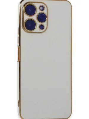 Newface Xiaomi Redmi 12 Kılıf Volet Silikon - Beyaz